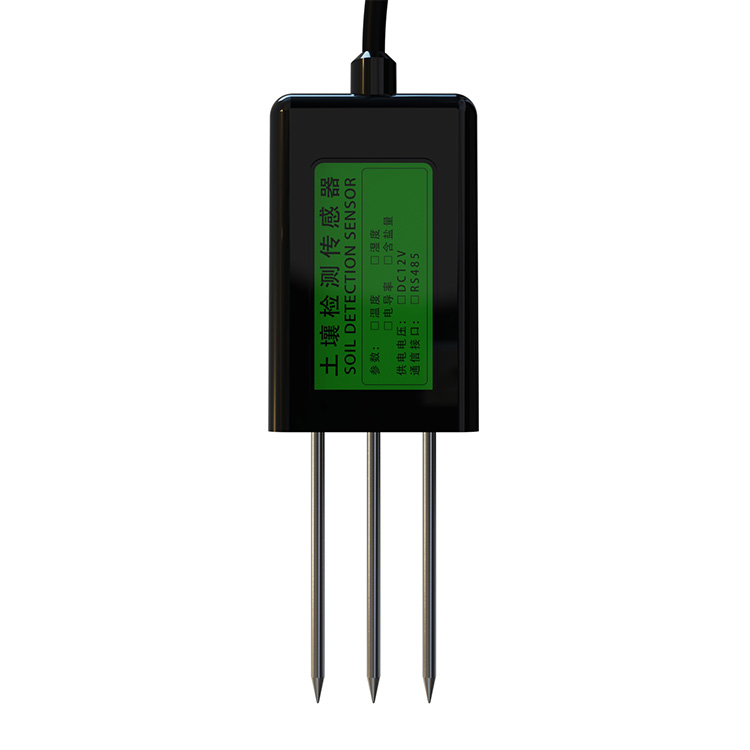 Sensor de temperatura, humedad y CE del suelo