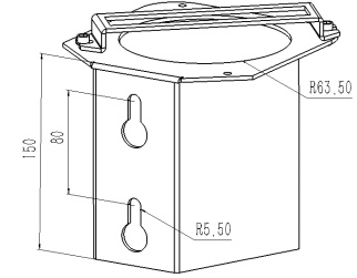 Underground Drainage network collection system installation bracket