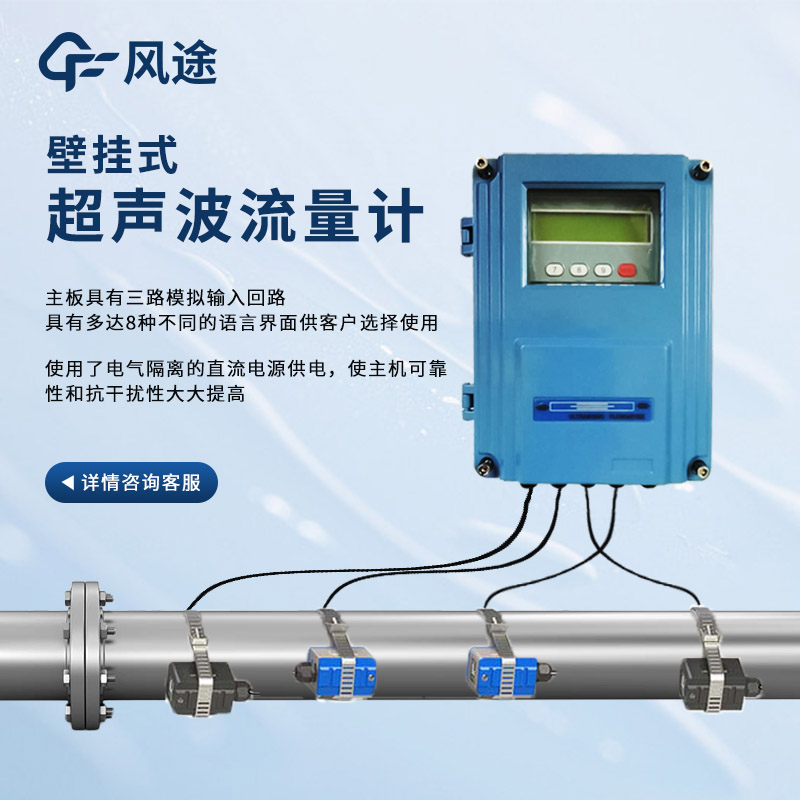 Fixed Ultrasonic Flow Meter 