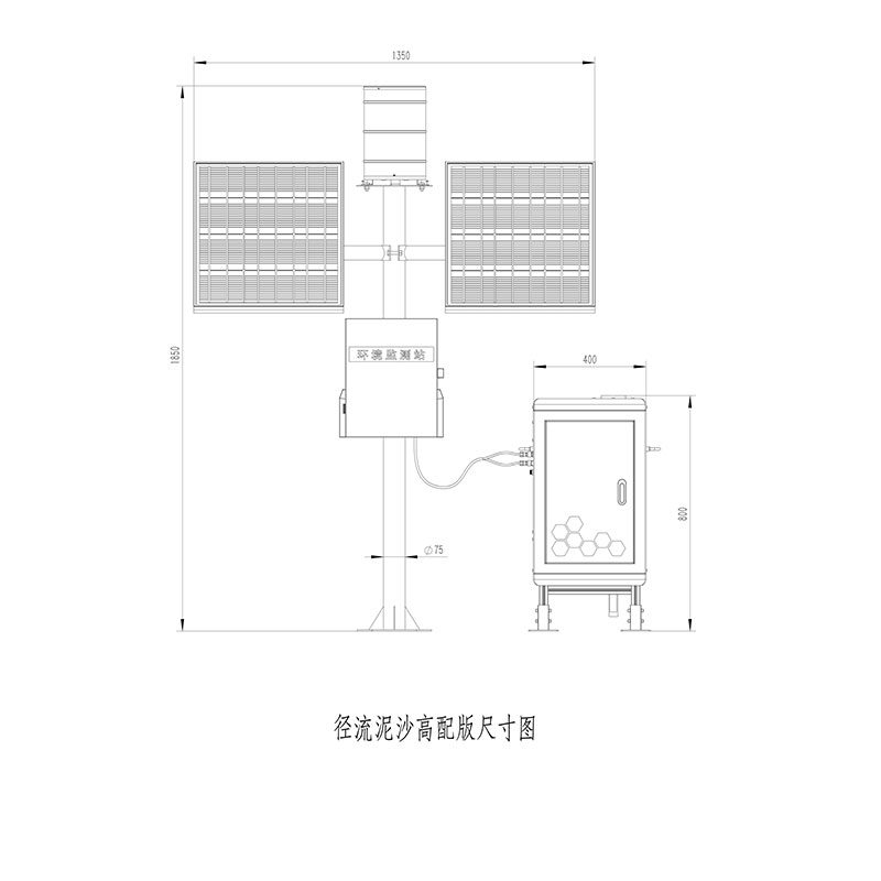 Monitoring Sediment in Runoff Water product size and working diagram